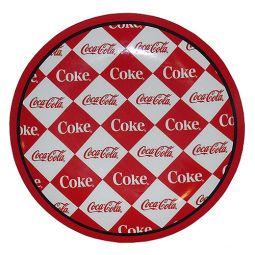Red White and Coca-Cola Dessert Salad Plate 4 pk