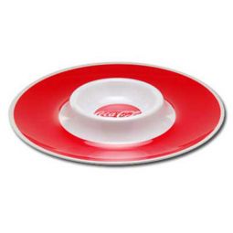 Melamine Coca-Cola Chip and Dip Serving Tray