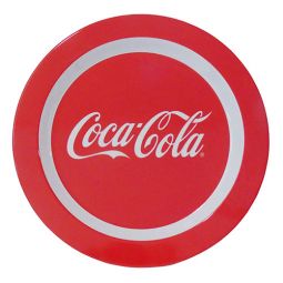 Red Coca-Cola Script Melamine Dinner Plate 10.5 Inches