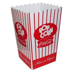 Plastic Square Coca-Cola Popcorn Bucket