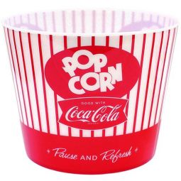 Plastic Round Coca-Cola Popcorn Bucket