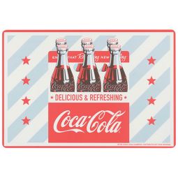 Coca-Cola Six Pack Plastic Placemat Single