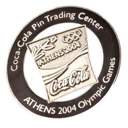 Greece Athens 2004 Olympic Games Coca-Cola Pin Trading Center