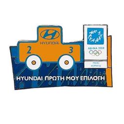 Greece Athens 2004 Olympic Games Hyundai Partner Pin
