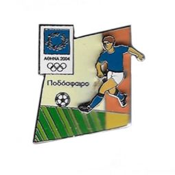 Greece Athens 2004 Olympic Games Russia Soccer/Football Moving Pin