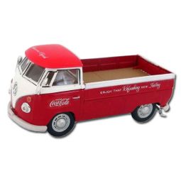 Coca-Cola Diecast 1962 Volkswagen Pickup Red 1:43 Scale