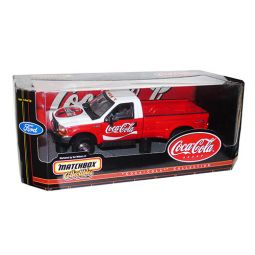 Mattel Coca-Cola Diecast 1999 Ford F350 Super Duty Truck Large Scale