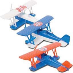 Pepsi Logo Diecast Biplane Set of 3