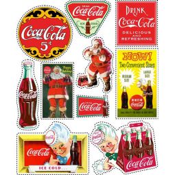 Coca-Cola Scrapbooking Stickers - Sprite Santa Signs