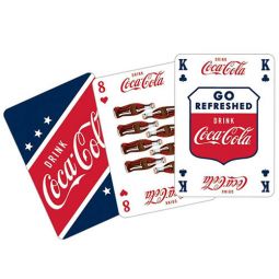 Red White and Blue Coca-Cola Deck of Playing Cards