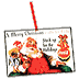 Merry Christmas Postcard Santa Coca-Cola Ornament