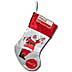 Satin Coca-Cola Stocking Santa with Ball