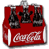 Kurt Adler Coca-Cola Six Pack Red Carton Ornament